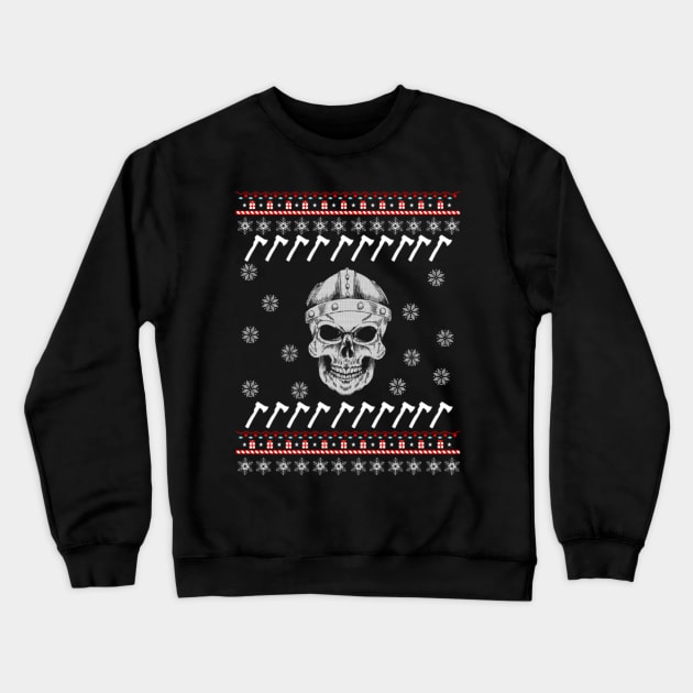 Viking Ugly Christmas Sweater Gift Crewneck Sweatshirt by uglygiftideas